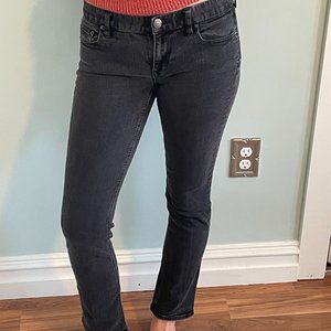 J Crew Matchstick Black Jeans